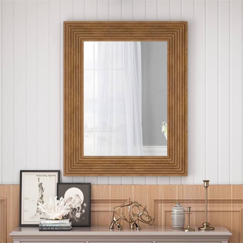 31.50" Rectangle Decorative Wall Hanging Mirror Bed Bath & Beyond